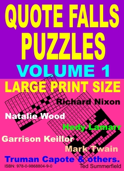 Two new Quote Falls Puzzle ebooks. | Ted Summerfield aka Punzhu ...